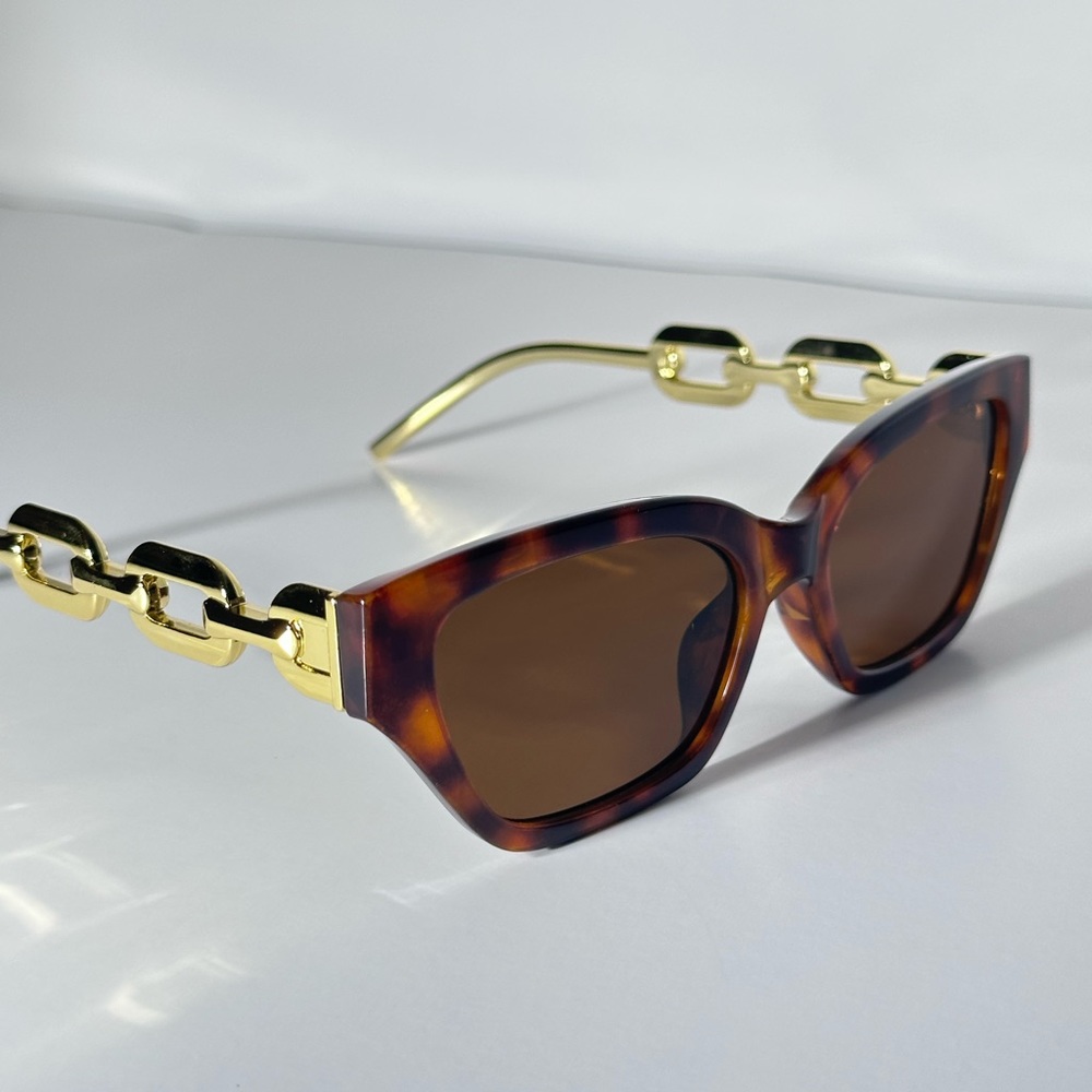 Brown Cat Eye Women Sunglasses